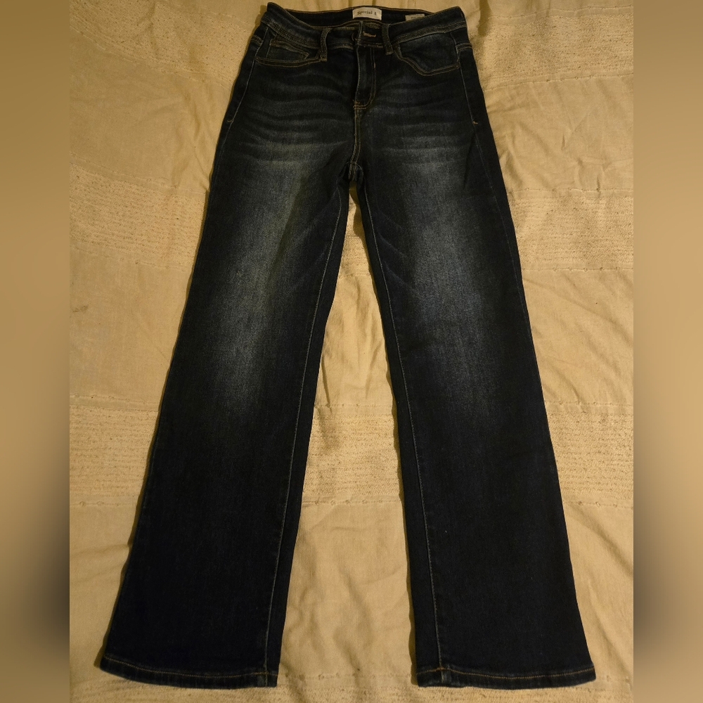 Special A Husband Fit Classic Dark Wash Women's Jeans
